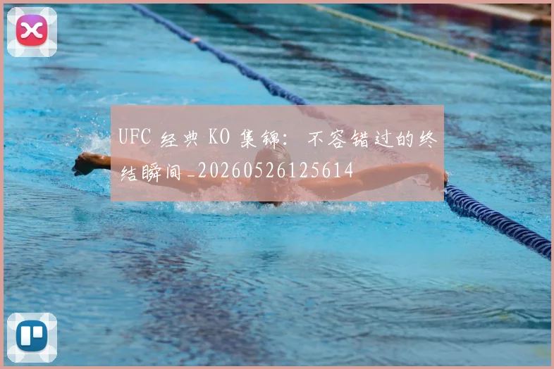 UFC 经典 KO 集锦：不容错过的终结瞬间_20260526125614